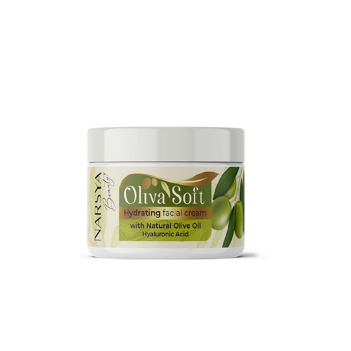 OLIVA SOFT – Hydratačný olivový pleťový krém s kyselinou hyalurónovou 200 ml