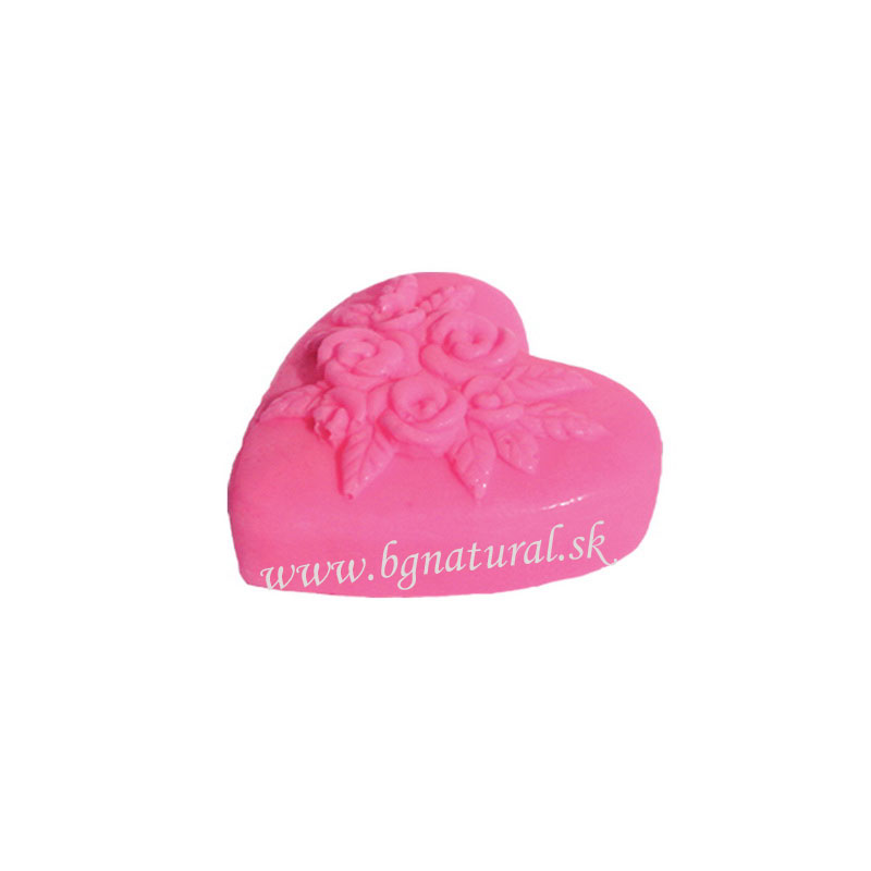 Krémové mydlo „Srdce z Údolia ruží“ 85 g