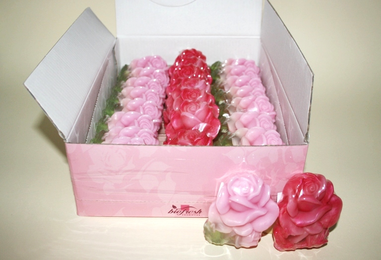 Glycerínové mydlo ROSE - kvet 40 g