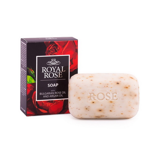 ROYAL ROSE Pánske mydlo s ružovým a arganovým olejom 