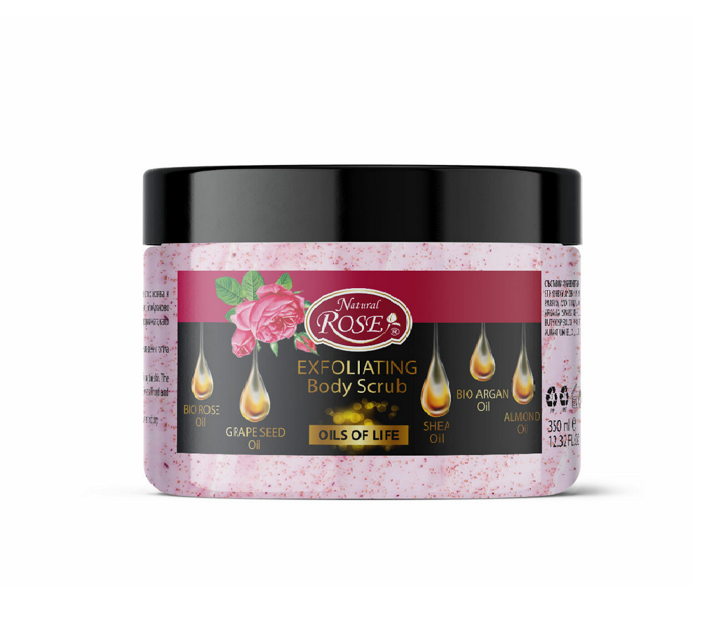 NATURAL ROSE - Telový píling  OILS OF LIFE