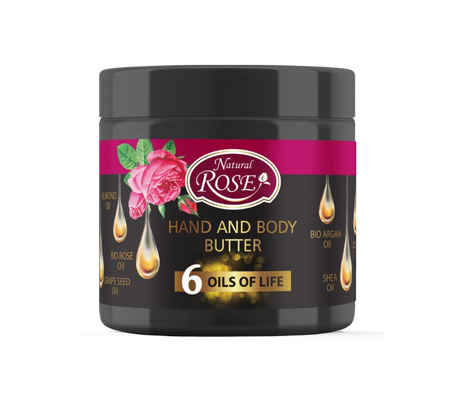 NATURAL ROSE - Maslo na ruky a telo 6 olejov
