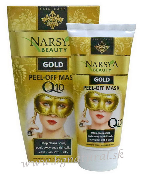 NARSYA BEAUTY - Zlatá pílingová maska s Q 10 