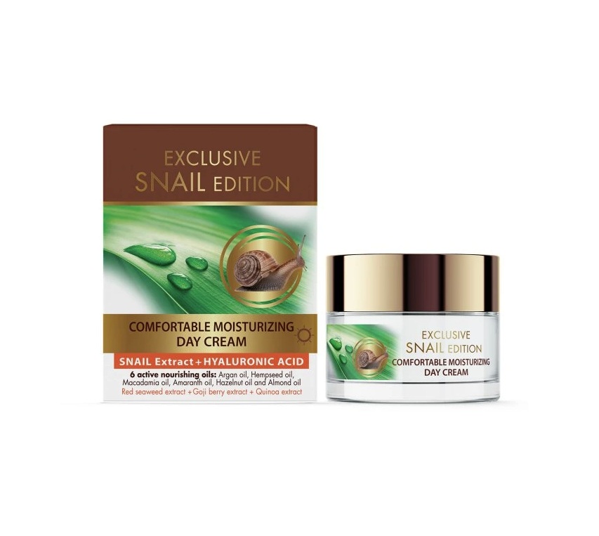 EXCLUSIVE SNAIL -  Vyživujúci denný krém so slimačím extraktom a kyselinou hyalurónovou