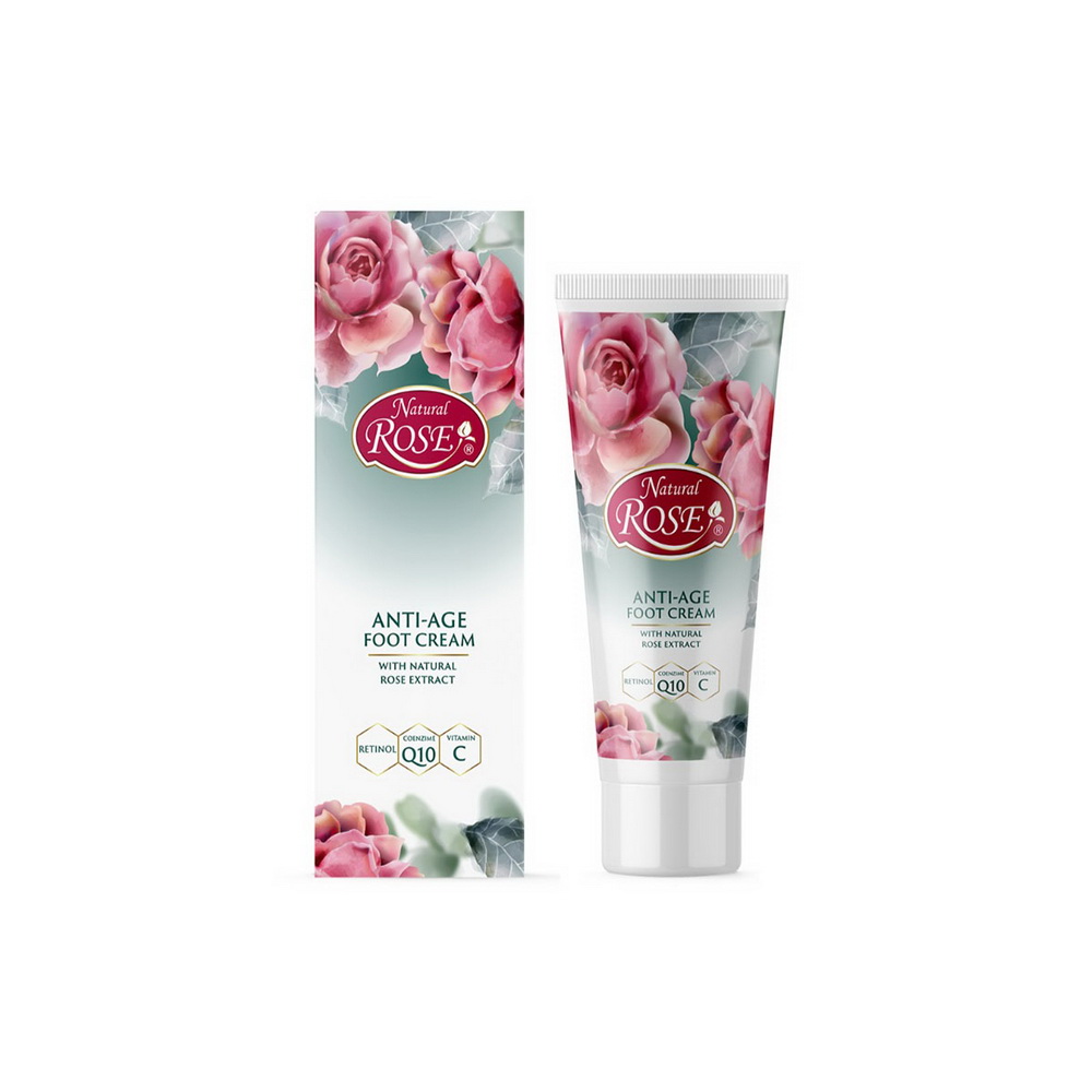 Krém na nohy NATURAL ROSE s Q10 a retinolom 