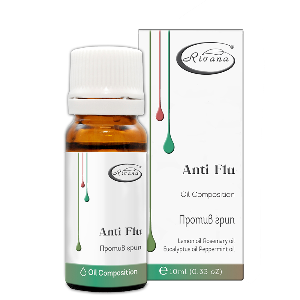 Rivana - Kompozícia 100 % prírodných esenciálnych olejov proti chrípke