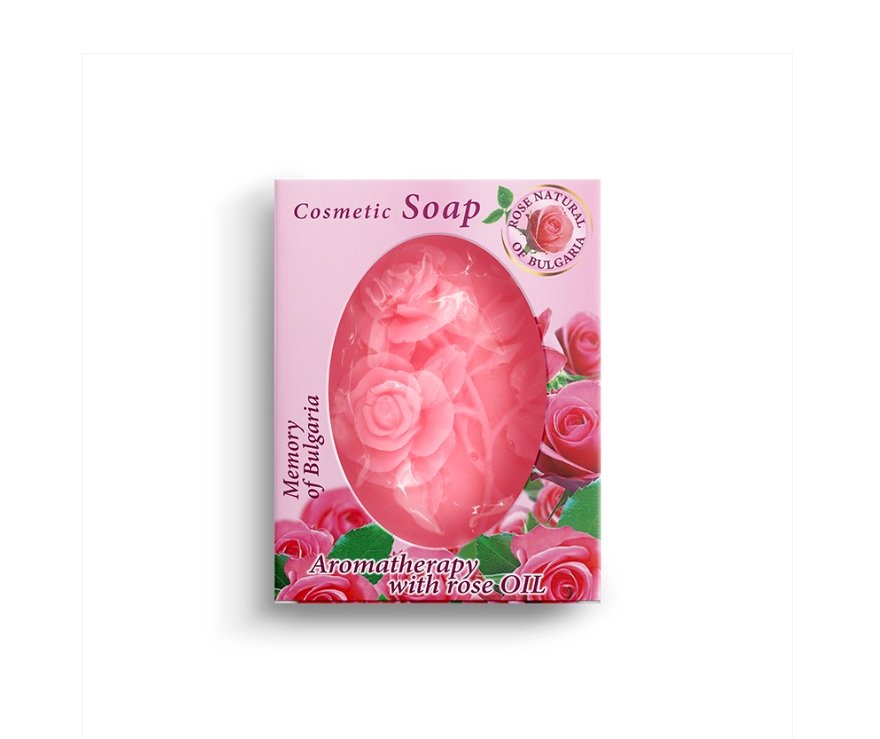 Glycerínové mydlo ROSE hand made - elipsa