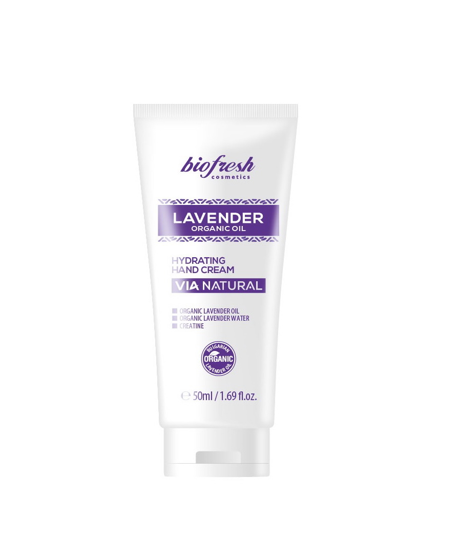 LAVENDER ORGANIC OIL - Hydratačný krém na ruky s bio levanduľovým olejom 50 ml