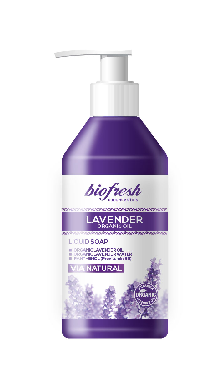 LAVENDER ORGANIC OIL - Tekuté mydlo s bio levanduľovým olejom 300 ml